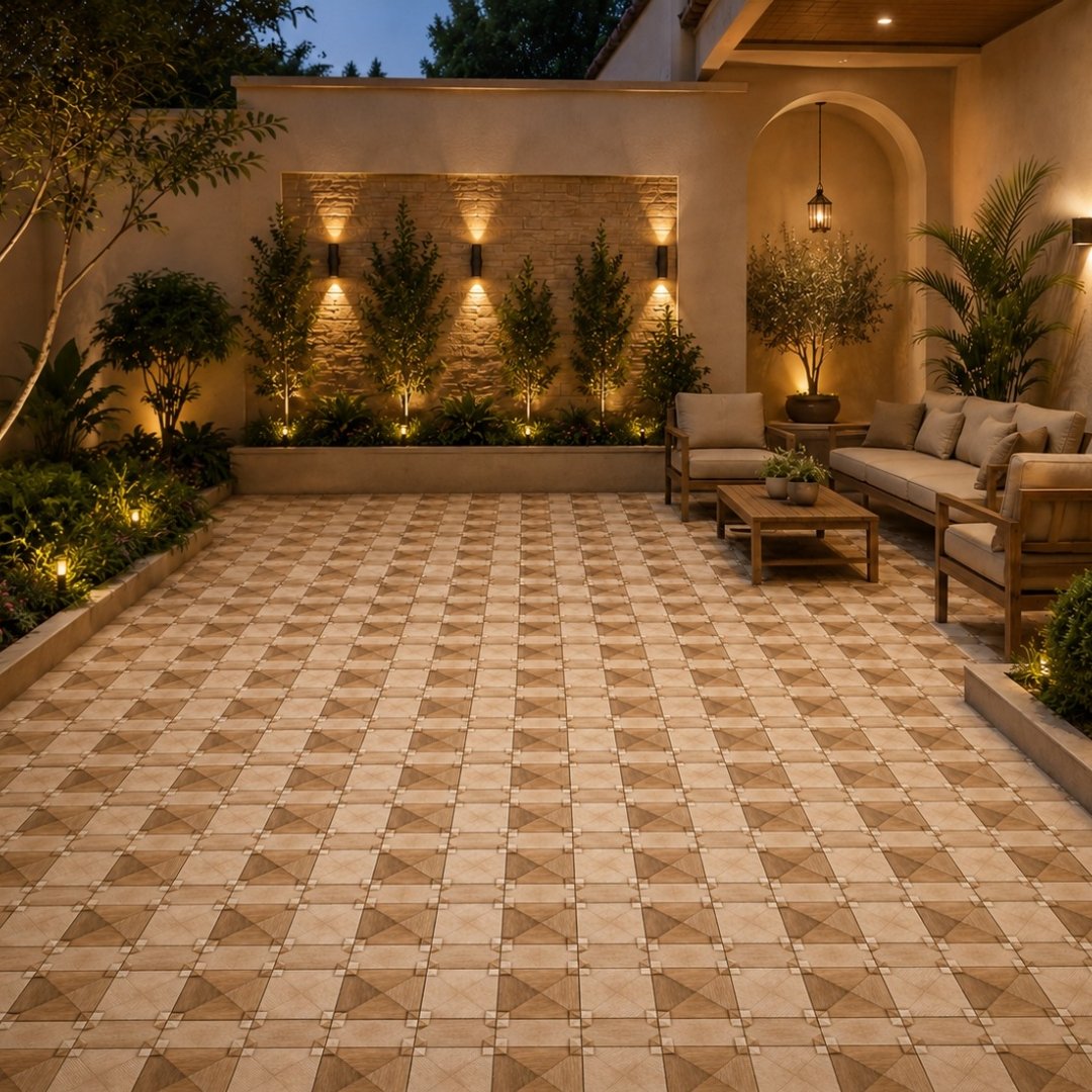 AL 10668 Geometrical Balcony / Terrace - My Home Studio